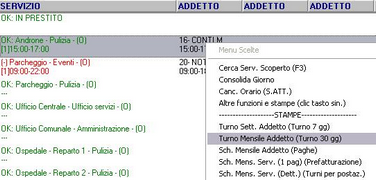 Menu Turno Mensile Addetto (Turno 30 gg)